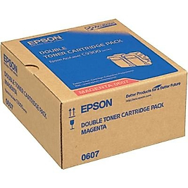 Epson C9300 S050607 Kırmızı Orjinal Toner İkili Paket