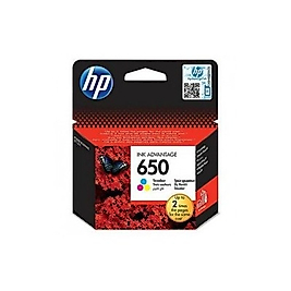 HP CZ102A (650) Renkli Orjinal Kartuş - Deskjet 2510 / 2514