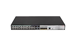 H3C S5120V3-28P-HPWR-LI L3 ETHERNET SWITCH WITH 24*10/100/1000BASE-T POE+ PORTS (AC 370W), 4*100/1000BASE-X SFP PORTS, AND 4*GE COMBO PORTS,(AC)