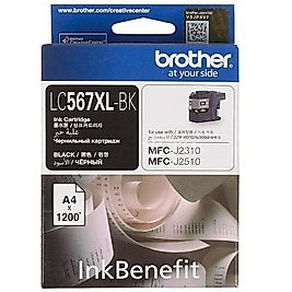 Brother LC567XLBK Siyah Orjinal Kartuş - MFC-J2310 / MFC-J2510