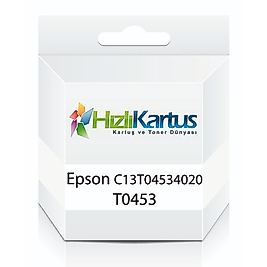 Epson C13T04534020 Kırmızı Muadil Kartuş - Stylus C64