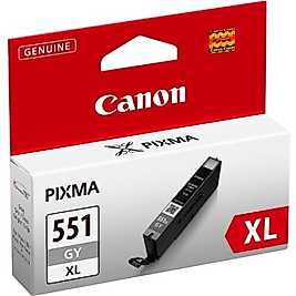 Canon CLI-551XL GY (6447B001) Yüksek Kapasite Gri Orjinal Kartuş - MG5450 / MG6350