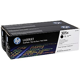 HP CE410XD (305X) Siyah Orjinal Toner 2li Paket Yüksek Kapasite - Laserjet M351a / M451dn