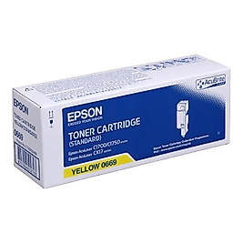 Epson CX17 / C1700 S050669 Sarı Orjinal Toner-Standart Kapasite