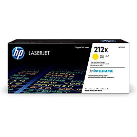 HP W2122X (212X) Sarı Orjinal Toner Yüksek Kapasite - M554dn / M555dn