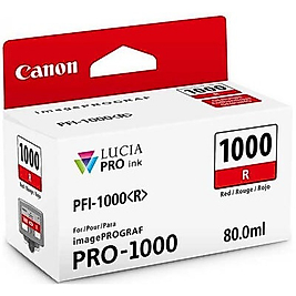 Canon PFI-1000R (0554C001) Kırmızı Orjinal Kartuş - iPF Pro-1000