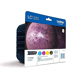 Brother LC1220 3lü Paket Renkli Orjinal Kartuş - DCP-J125