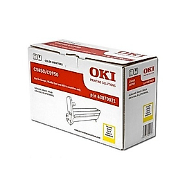 OKI 43870021 Sarı Orjinal Drum Ünitesi - C5850 / C5950