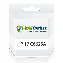 HP C6625AE (17) Renkli Muadil Kartuş