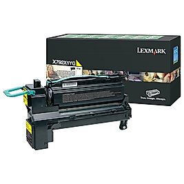 Lexmark X792X1YG Sarı Ekstra Yüksek Kapasiteli Toner