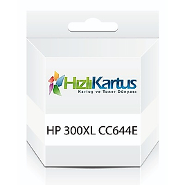 HP CC644E (300XL) Renkli Muadil Kartuş Yüksek Kapasite - Deskjet D2560