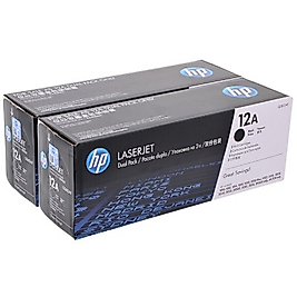HP Q2612AF (12A) Siyah Orjinal Toner İkili Paket - Laserjet 1010