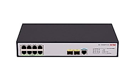 H3C S5008PV5-EI-S L2 ETHERNET SWİTCH with 8*10/100/1000BASE-T PORTS and 2*1000BASE-X SFP PORTS,(AC)