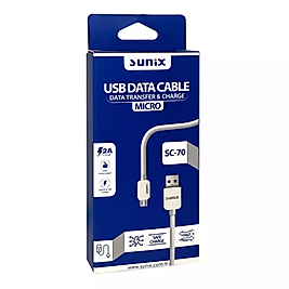 SUNİX SC70 MİKRO ŞARJ KABLOSU