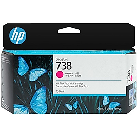HP 498N6A (738) Kırmızı Orjinal Kartuş - DesignJet T850 / T950