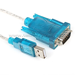 USB 2.0 - RS232 Seri Port Dönüştürücü Kablo (80cm) (DK-CB-USB2RS232)