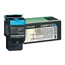 LEXMARK C540H1CG C540/543/544/X540/543/544 MAVİ TONER (2.000 Sayfa) Orjinal