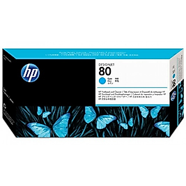 Hp 80-C4821A ORJİNAL Mavi Baskı Kafası ve Temizleyicisi 2017 Tarihli