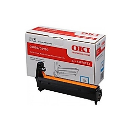 OKI 43870023 Mavi Orjinal Drum Ünitesi - C5850 / C5950