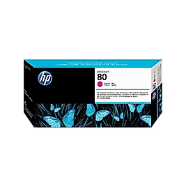 Hp 80 C4822A Orjinal Magenta Printhead and Printhead Cleaner 2017 Tarihli