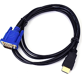 Bettyabecky 1.8m HDMI - VGA Kablosu Hd 1080P HDMI Erkek - Pc Laptop Için VGA Erkek Video Dönüştürücü Adaptör