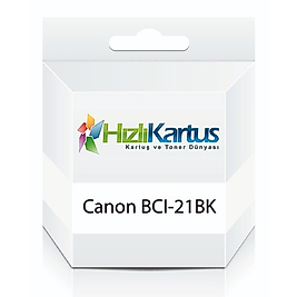 Canon BCI-21BK (0954A373) Siyah Muadil Kartuş - BJC-2000 / BJC-2100