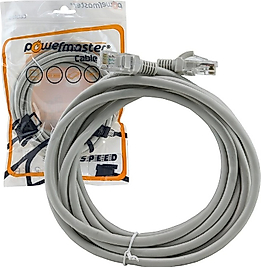 1.5 METRE HAZIR PRESLİ CAT5 İNTERNET AĞ KABLOSU (GRİ RENK )