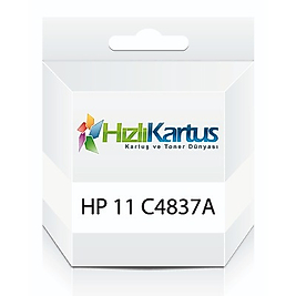 HP C4837A (11) Kırmızı Muadil Kartuş - Inkjet 1000