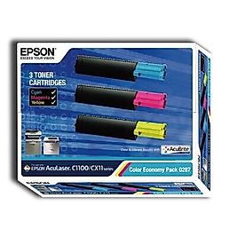 Epson C13S050287 3 Renk Ekonomik Orjinal Toner - C1100 / CX11