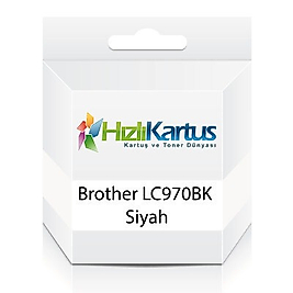 Brother LC970BK Siyah Muadil Kartuş - DCP-135C