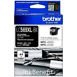 Brother LC569XLBK Yüksek Kapasite Siyah Orjinal Kartuş - MFC-J3720