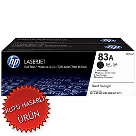 HP CF283AF (83A) Siyah Orjinal Toner- (AF&prime;den Ayrılmış Kutu) - M201dw / M225dn
