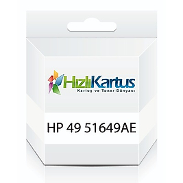 HP 51649AE (49) Renkli Muadil Kartuş - Deskjet 350