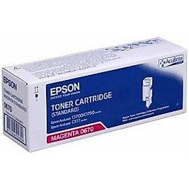 Epson CX17 / C1700 S050670 Kırmızı Orjinal Toner-Standart Kapasite
