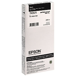 Epson T43U1 (C13T43U140) Siyah Orjinal Kartuş - SL-D800