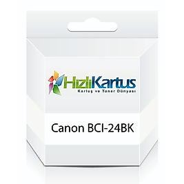 Canon BCI-24BK (6881A009) Siyah Muadil Kartuş - i250 / i320
