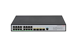 H3C S5016PV5-EI-S L2 ETHERNET SWITCH with 16*10/100/1000BASE-T PORTS and 4*1000BASE-X SFP PORTS,(AC)
