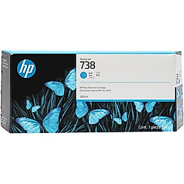 HP 676M6A (738) Mavi Orjinal Kartuş - DesignJet T850 / T950