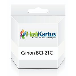 Canon BCI-21C (0955A003) Renkli Muadil Kartuş - BJC-2000 / BJC-2100