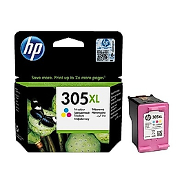 HP 3YM63AE (305XL) Renkli Orjinal Kartuş Yüksek Kapasite - DeskJet 2300