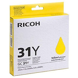 Ricoh GC-31 Sarı Orjinal Kartuş (405691) GXe3300N, GXe3350N, GXe5550N, GXe7770N