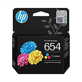 HP 7FP38UE (654) Renkli Orjinal Kartuş - DeskJet 2900