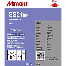 Mimaki SPC-0504Si SS21 Gri (Silver) Orjinal Solvent Mürekkep Kartuşu 220 Ml