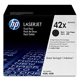 HP Q5942XD (42X) İkili Paket Orjinal Toner Yüksek Kapasite - Laserjet 4250