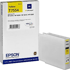 Epson C13T755440 XL Orjinal Sarı Kartuş - WF-8010DW / WF-8090