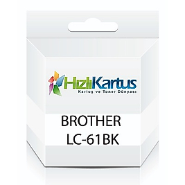 Brother LC61BK Siyah Muadil Kartuş - MFC-490 / DCP-385