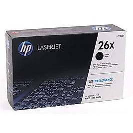 HP CF226X (26X) Siyah Orjinal Toner Yüksek Kapasite - M402 / M426