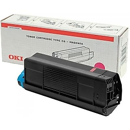OKI 42127406 Kırmızı Orjinal Toner - C5100 / C5200