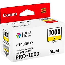 Canon PFI-1000Y (0549C001AA) Sarı Orjinal Kartuş iPF Pro-1000