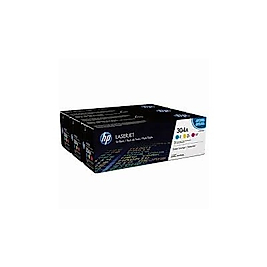 HP CF372AM (CC531A+CC532A+CC533A) 304A 3lü Paket Orjinal Toner